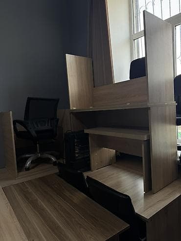 Ofis mebelləri dəsti – açıq palıd rəngində, LMDP (laminant) — 6