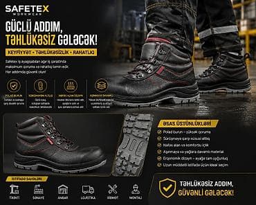 brend ayaqqabılar: Safetex Workwear təhlükəsizlik ayaqqabıları – ağır iş şəraitində — 4