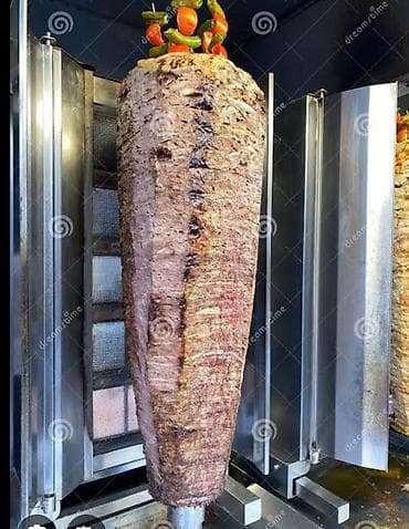 donuz sala: Doner şişi üçün hazır ət kütləsi - Növ: Doner/Kebap üçün ət bloku - — 1