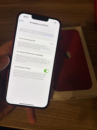 samsung ekran temiri: IPhone 13, 128 GB, Qırmızı, Face ID — 3