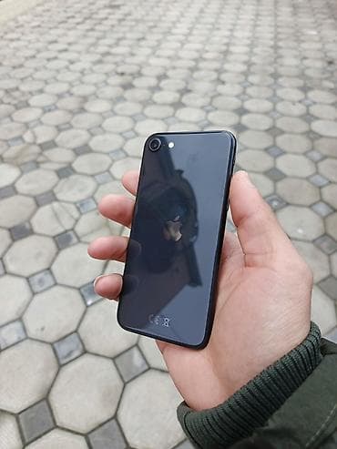 telefon 256 gb: IPhone SE 2020, 128 GB, Black Titanium, Barmaq izi — 1