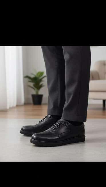 kişi üçün kətan mokasinlər: ✅Kişi ayaqqabıları təmiz dəridən içi padoşdu 👟💸 — 1