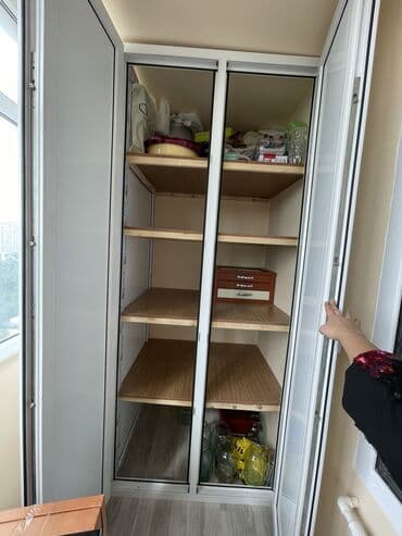 дешевый шкаф на балкон: Plastikden balkon shkafi (wkafi). 5 aydi yiqilib,qusursuz, Wekilde — 2