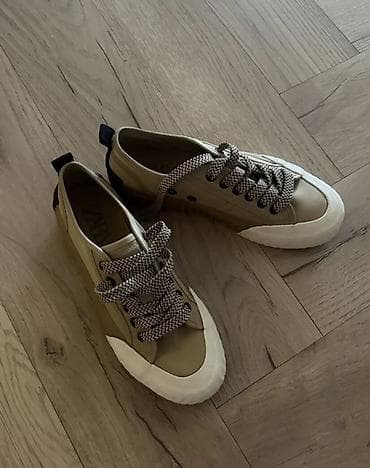 Zara original krossovka(geyinilmiyib) Olcu 37 - Rəng: bej/xaaki üst — 1