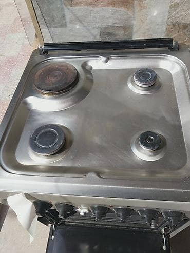 rokos qaz peci: Qarışıq sobası Ayrıca dayanan, 4 gözlü, İşlənmiş — 3