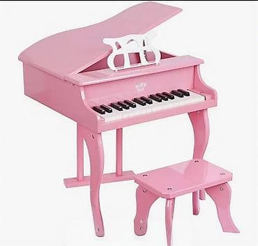 uşaq ucun ev: Uşaq üçün mini royal-piano dəsti - Rəng: açıq çəhrayı - Klassik royal — 1