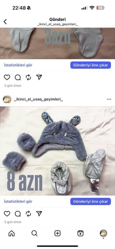 predo pampers 1: Uşaq geyimləri paketi – müxtəlif ölçü və modellər - Sarı rəngli — 42