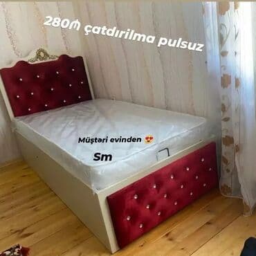 Çarpayılar: *Tek nəfərlik çarpayı* Rəng seçimi var . 📏90/200 sm Matras — 16