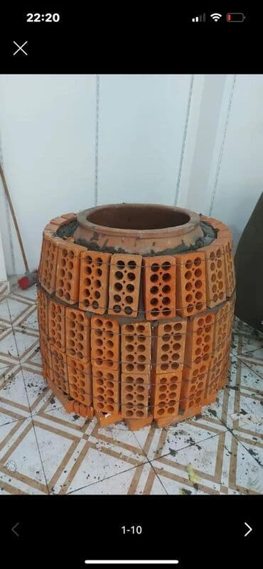 Təndir quraşdırılması və istehsalı - Material: odadavamlı gil boru lalafo.az -da Təndir quraşdırılması və istehsalı - Material: odadavamlı gil boru