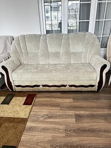 yataq kreslo: İşlənmiş, Klassik divan, Divan, Bazasız, Açılmayan — 1