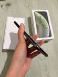 iphone 14 ekran qiymeti: IPhone Xs, 256 GB, Black Titanium, Zəmanət, Face ID, Sənədlərlə — 3