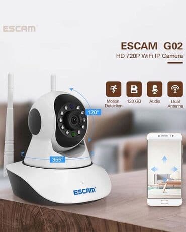 Videomüşahidə: Escam G02 ve G01 📢Diqqət Diqqət.Original wifi Kamera bizdə 6 ay bütün — 4