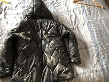 Qadın şalvarları: Qadın qış gödəkçəsi - Rəng: Qara (iç hissə südlü-açıq krem rəngində) — 2