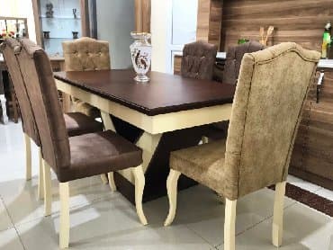 mdf qiymeti: Masa və oturacaq dəstləri 📏Masanın ölçüləri: 90*160(böyüyəndə 90*200) — 2