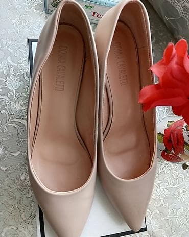 sac tebii: Tuflilər, Ölçü: 40, rəng - Bej, İşlənmiş — 3