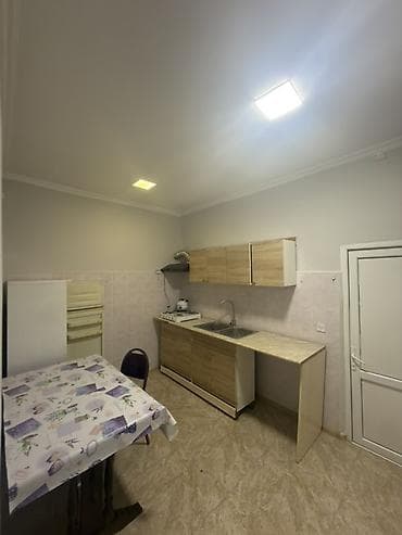 ev menzil: 1 otaqlı mənzil – geniş zal və ayrıca mətbəx - Plan: 1 otaq, ayrı — 3