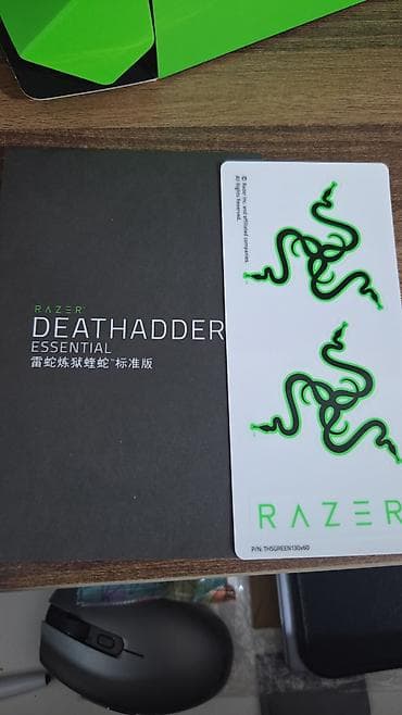 notebook aliram: Ryzer deathatter essential baha alinib orginaldir, 6400 dpi dir — 6