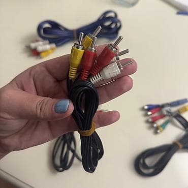 iphone 7 aux: RCA və 3.5 mm AUX kabel dəsti Məhsul təsviri: - Müxtəlif uzunluqlarda — 4