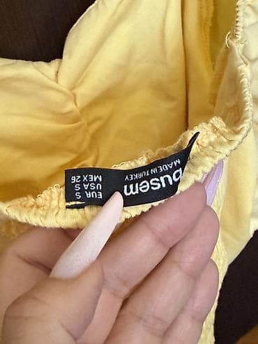 usta geyimi: Brend: Qusem (Made in Turkey) Model: Qısa, buf qol detallı top tezedır — 4