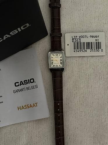 beli: CASIO qadın qol saatı – LTP-V007L-9BUDF yenidir, heç geyinməyib — 4