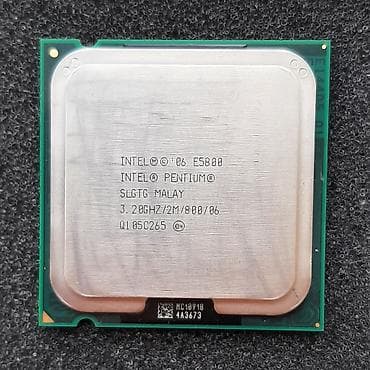 plata 1155: Processor - CPU Intel E5800 - 8 AZN ( LGA 775 soket ) (2 nüvə / 2 — 1