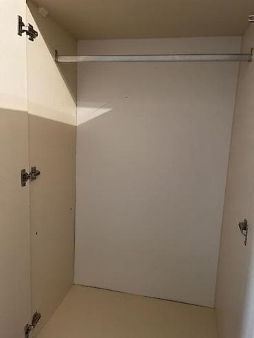 3 qapılı, Güzgülü, Bej, Digər material, Açılan, Düz dolab — 2