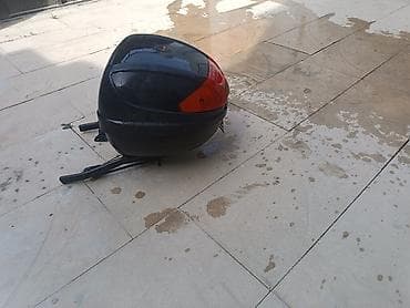 kuzu: Motosiklet üçün arxa baqaj qutusu (top case) - Rəng: qara, arxa — 4