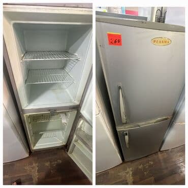 piltələr: PLASMA markalı iki qapılı soyuducu - Korpus: gümüşü rəng, ön tərəfdə — 1