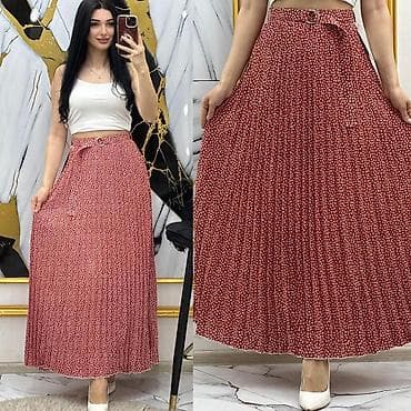 qelem etekler: Qadın ətəyi – plisse maxi model - Uzunluq: maxi - Kəsim: plisse — 1