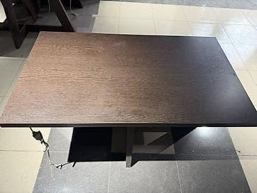 madeyra genc odasi: Açılmayan, MDF, Dördbucaq masa — 1