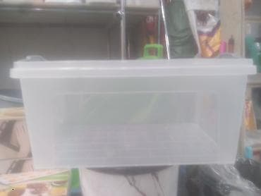 sandığ: Şəffaf plastik saxlama 9lt — 1