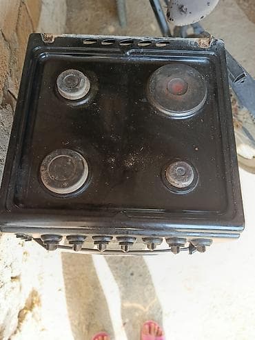 qaz peç: Qarışıq sobası Ayrıca dayanan, 4 gözlü, İşlənmiş — 2