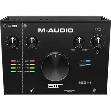ses yazan cihazlar: M-Audio Air192x4 ( Səs kartı, Səs kartı dəsti M-Audio səs kartı — 1