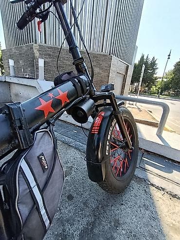 Elektrik nəqliyyatı: Elektrik velosipedi – yük/çatdırılma üçün tam təchizatlı “fat-tire” — 5