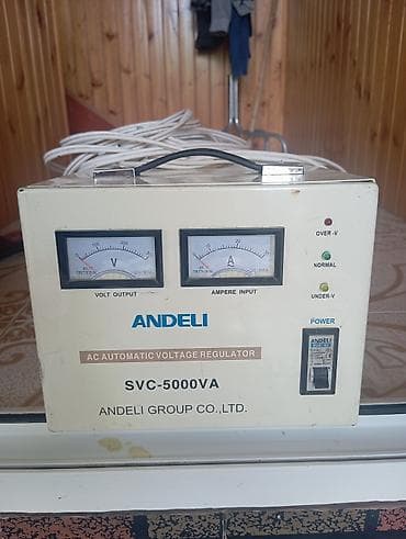 Andeli SVC-5000VA Automatic Voltage Regulator) - Güc: 5000 VA işlək — 3