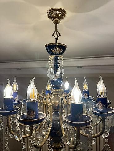 keramik: Çılçıraq, 8 lampa — 3
