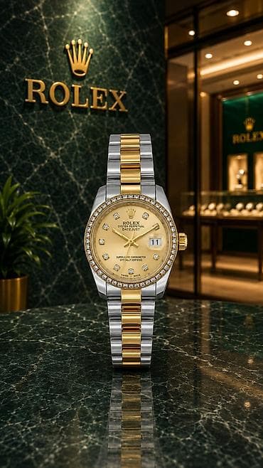 gunuş saat: Yeni, Qol saatı, Rolex, rəng - Qızılı — 1