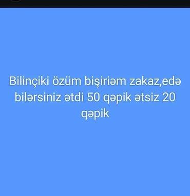 Ev şəraitində hazırlanmış “Bilinçik” (blinçik/kreplər) sifarişi qəbul