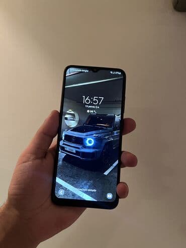 samsung g850: Samsung Galaxy A02 S, 32 GB, rəng - Qara, Barmaq izi, Face ID — 4