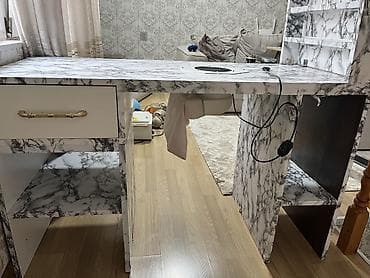 bag stolu: Düz masa, Siyirməli, Polkalı, Laminat — 10