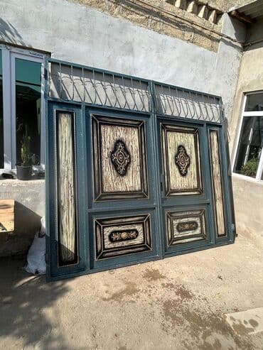 Yeni Dəmir Həyət darvazası, Yana açılan, 3 m, Mexaniki, Qapı ilə