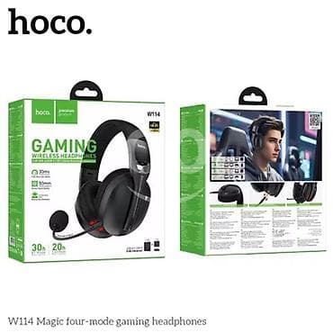 Qulaqcıqlar: Yeni Simsiz (Bluetooth) Qulaqcıqlar, Hoco, rəng - Qara — 2