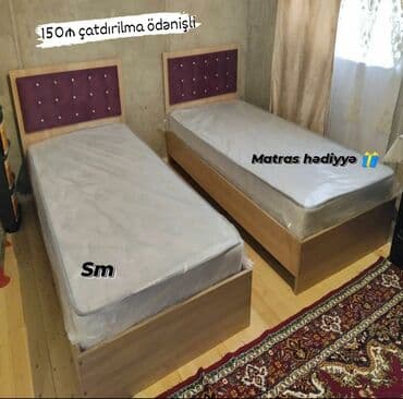 uşaq çarpayısı gəncə: Yeni, Təknəfərlik çarpayı, Matras ilə — 5