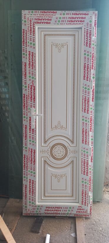 plastik qapl: Yeni Plastik qapı Zamok ilə, Zəmanətli, Pulsuz quraşdırma, Ödənişli çatdırılma, Pulsuz çatdırılma, Rayonlara çatdırılma — 3