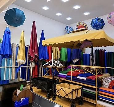 Bağ, teras, çimərlik və kafe üçün günəş çətirləri - Diametr: 1.5 m