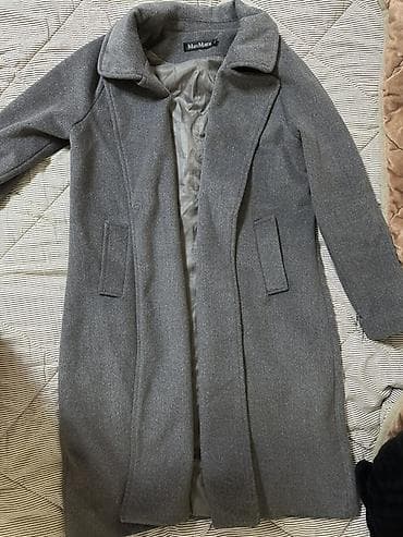 maxmara: Palto, Max Mara, L, rəng - Boz — 4