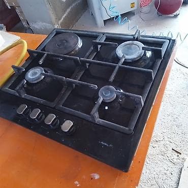 Plitələr və bişirmə panelləri: Qarışıq sobası Quraşdırılan, 4 gözlü — 3