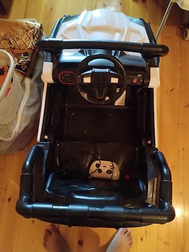 nerf oyuncaq silahlar: Uşaq üçün elektrikli off-road tipli maşın - Korpus: qara-ağ rəngdə — 4