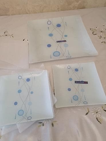 Nahar dəsti, rəng - Ağ, Şüşə lalafo.az -da Nahar dəsti, rəng - Ağ, Şüşə