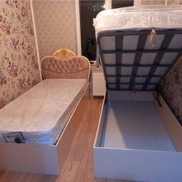 divan çarpayı: Yeni, Təknəfərlik çarpayı, Bazalı, Matras ilə, Azərbaycan — 6